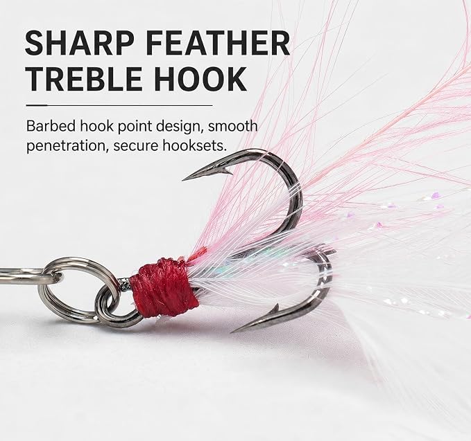Fishing Gear Fishing Lures Set, Multi-Piece Tackle Kit with Crankbaits, Spoon Lures, Spinner Baits, Hooks, Sinkers and Various Lures for All Water Layers, Bass Trout Freshwater Saltwater Fishing