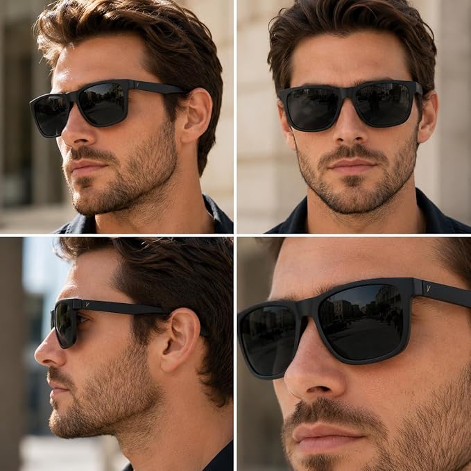 Polarized Sunglasses for Men & Women, Lightweight Driving Sunglasses for Fishing, Golf, Sports, UV400 Protection