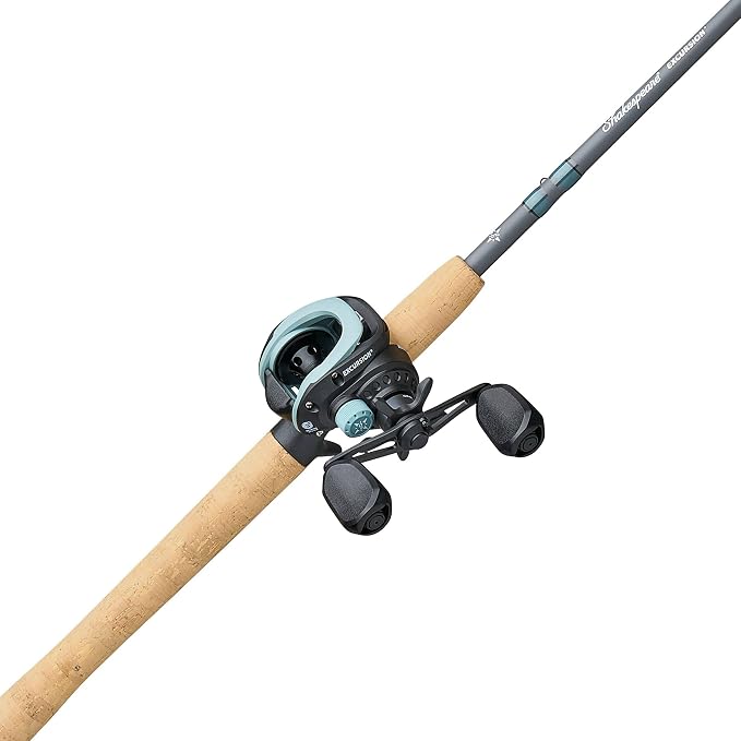Shakespeare Excursion Travel Low Profile Baitcast Rod and Reel Combo