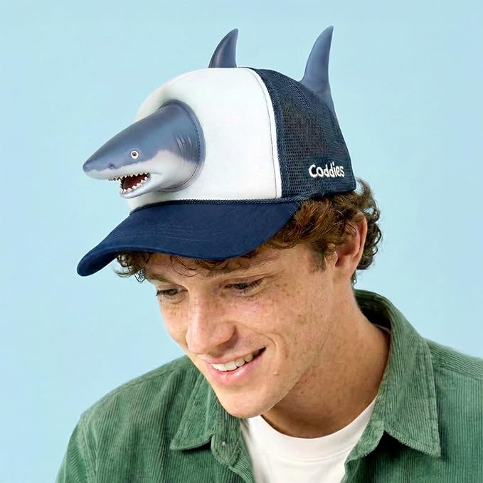 Coddies Bass Fish Hat - Hilarious Novelty Bass Fishing Hat, Perfect Gag Fishing Gift for Anglers, Dads & Fish Enthusiasts