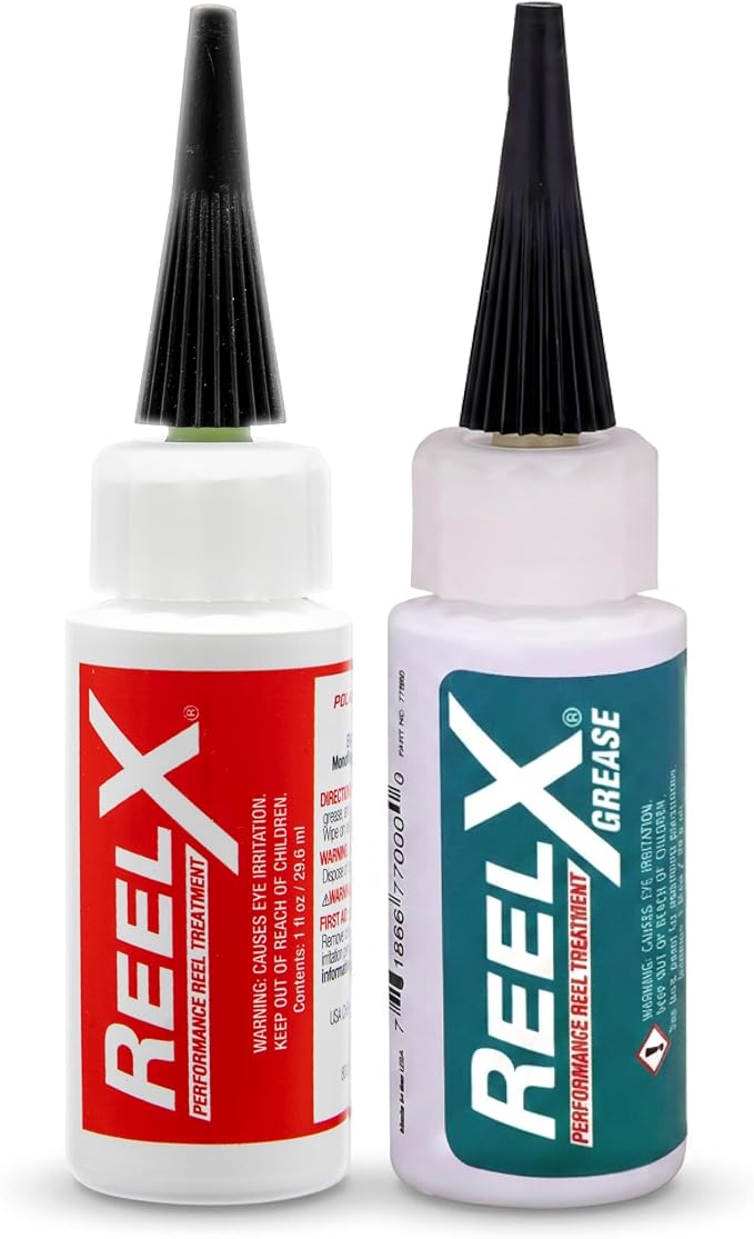 ReelX Fishing Reel Grease, Marine-Grade Anti-Rust Lubricant for Bearings, Spinning, Baitcasting, Spincast, Fly, Trolling & Electric Reels, Corrosion Prevention & Control
