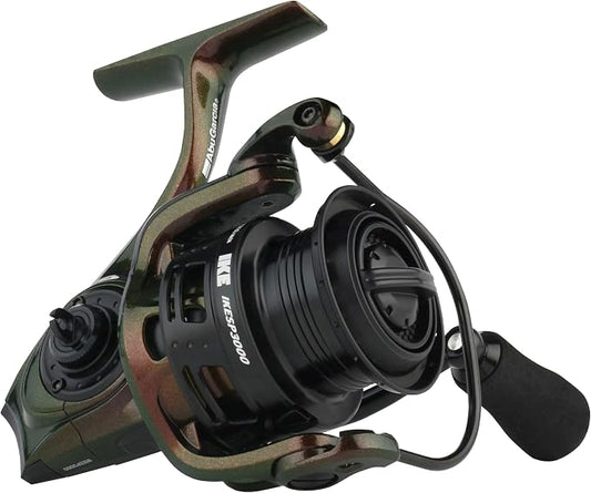 Abu Garcia IKE Signature Spinning Reel, Reliable Freshwater Fishing Reel, Durable & Lightweight Aluminum Construction, Everlast Bail System