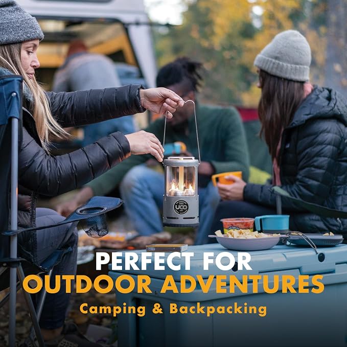 UCO Candlelier Candle Lantern, Candle Lanterns for Real Candles, Perfect Outdoor Gear for Camping or for Power Outages, Includes 3 Long Burning Candles