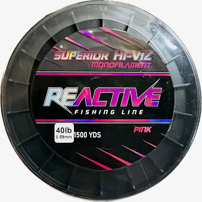 Reactive Superior Hi-Viz Pink Monofilament