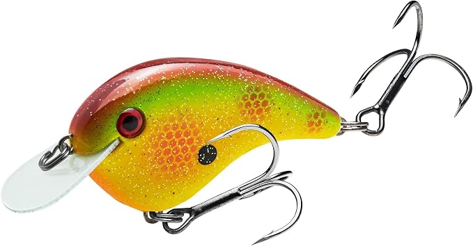 Strike King Chick Magnet Jr. Crankbait Fishing Lure, 1/4 oz, Dives 4-6 Feet, Premium Hooks