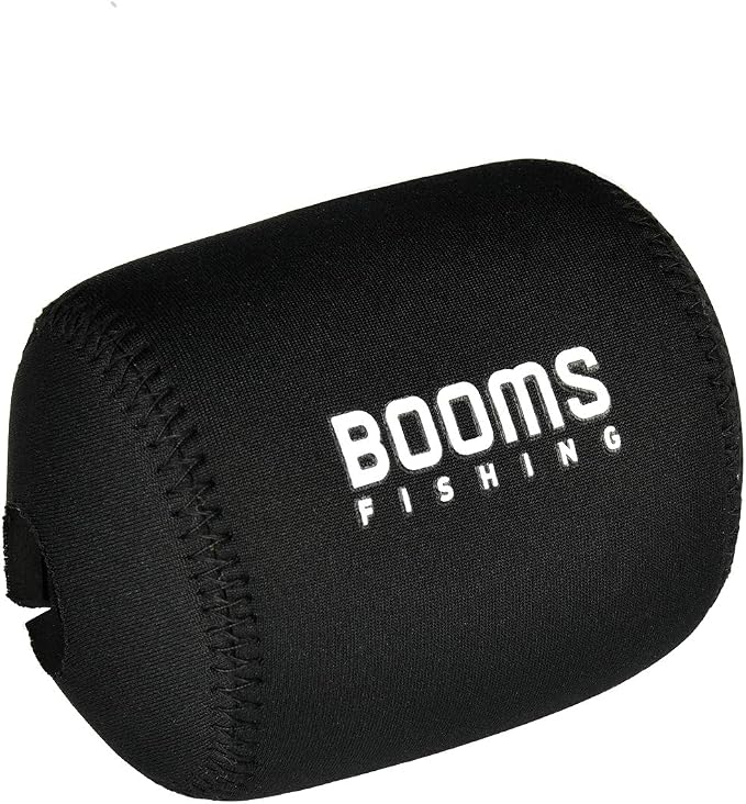 Booms Fishing RC1 Neoprene Reel Cover, Round Baitcasting Reels Cover, Fit for 50 100 200 300 400 800 1000 2000 3000 4000~10000 Conventional Reels, S/M/L/XL Size