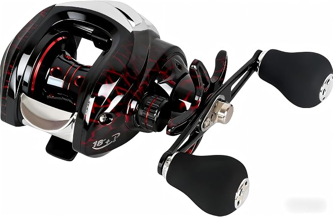 Baitcaster Reels, 7.2:1 Gear Ratio Baitcasting Fishing Reel, Saltwater & Freshwater Bait Cast Reel with 18+1bb Stainless Steel Ball Bearings,22lbs Max Drag Baitcaster Reels