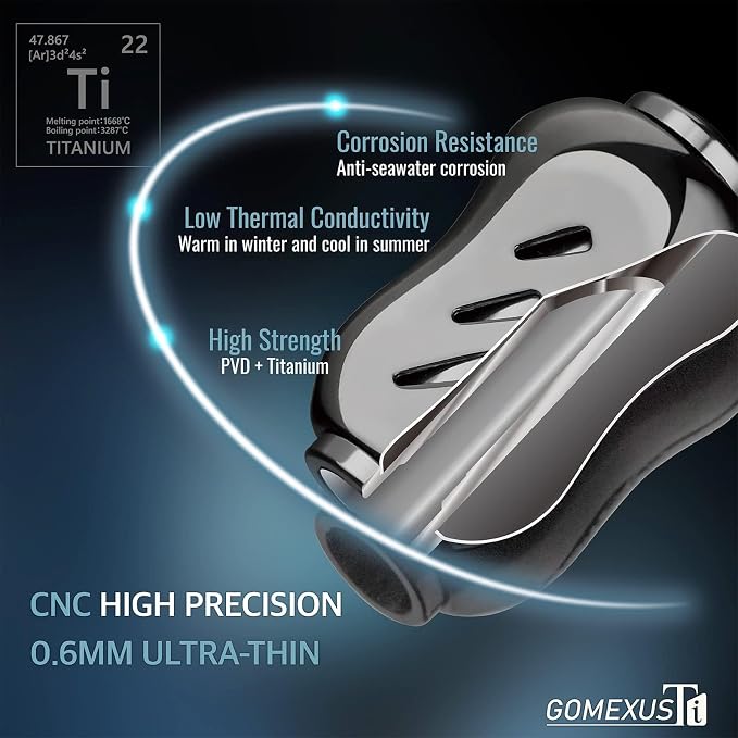 GOMEXUS Power Handle Compatible for Shimano SLX Metanium Calcutta Conquest Daiwa Tatula Steez Zillion Fuego CT Calcutta Baitcasting Reel Crank Replacement Parts