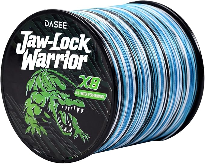 DASEE 8 Strands Braided Line, Fishing Line, Zero Stretch, 10-100LB, 300/500Yds, Abrasion Resistance, Braided Fishing Line, PE Line