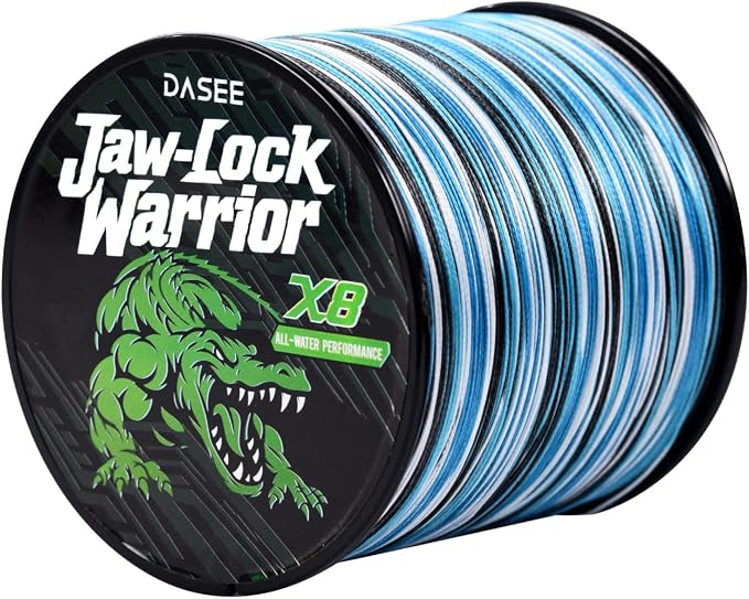 DASEE 8 Strands Braided Line, Fishing Line, Zero Stretch, 10-100LB, 300/500Yds, Abrasion Resistance, Braided Fishing Line, PE Line