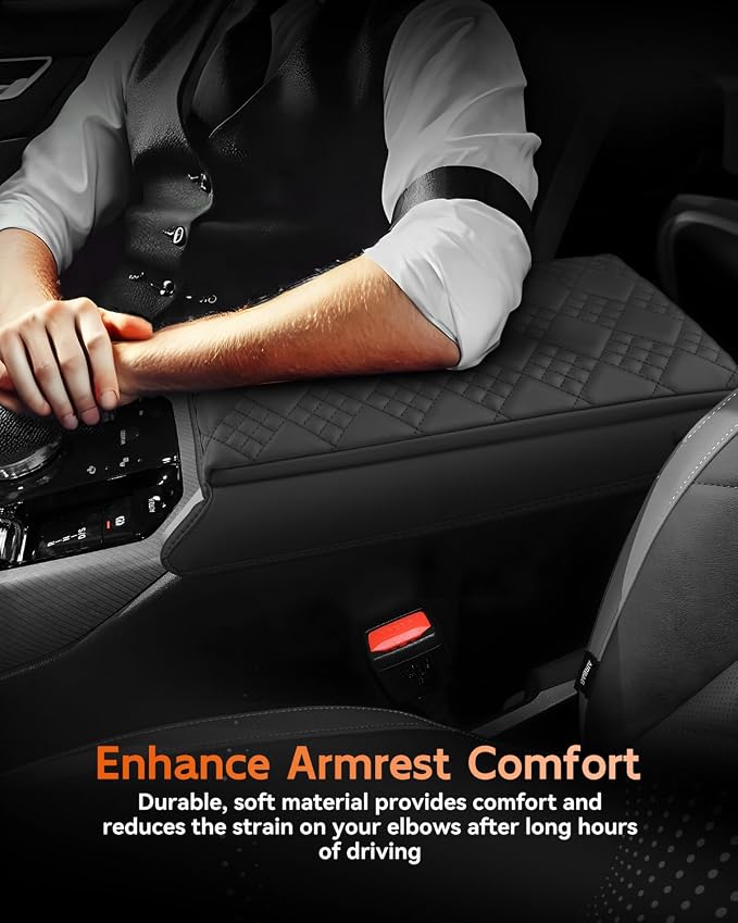 CDEFG for 2025 2026 BMW X3 Center Console Cover Armrest Box Cover for X3 (30 xDrive, M50 xDrive) Accessories Console Arm Rest Protector Thickened