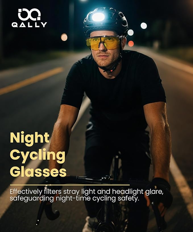 Polarized Sports Sunglasses for Men Women, UV400 Protection Mens Sunglasses Wrap Around Sun Glasses for Cycling Running