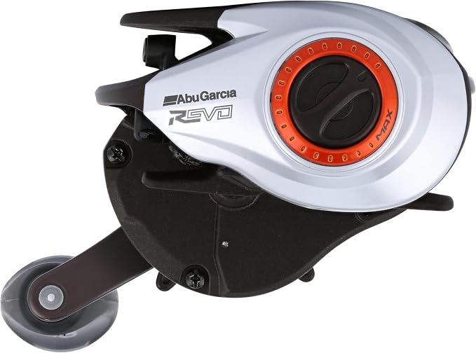 Abu Garcia Revo X BFS Low Profile Reel, Reliable Freshwater Fishing Reel, Lightweight C6 Carbon Sideplates and BFS Tuned MagTrax Braking System, Carbon Matrix Drag System