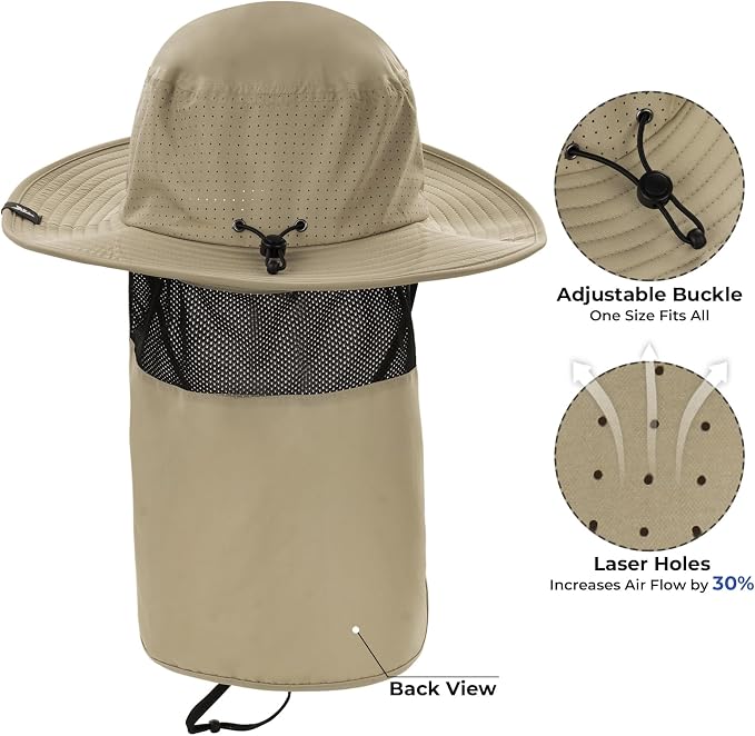 KastKing Sol Armis UPF 50 Boonie Hat - Sun Protection Hat, Fishing Hat, Beach & Hiking Hat, Paddling