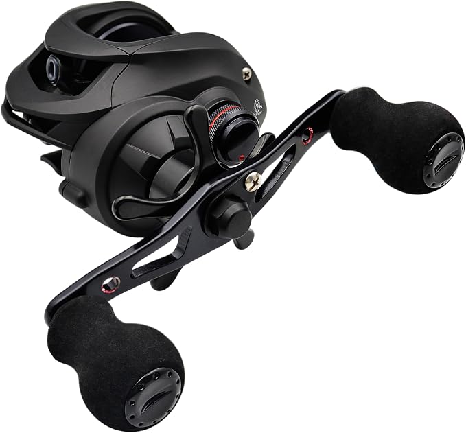 FISHDROPS Baitcaster Reels, 9+1BB, CNC Aluminum Spool, Magnetic Brake System Bait Caster Reel High Speed Gear Ratio 7.0:1 Ultra Smooth Low Profile Baitcasting Fishing Reel