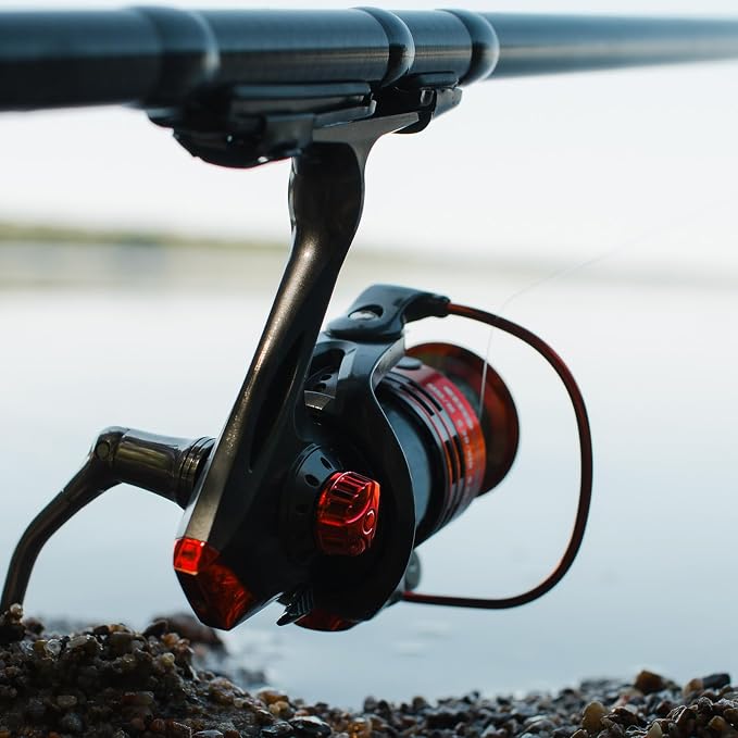 PATIKIL Fishing Reel Left/Right Interchangeable Handle with Fishing Lines