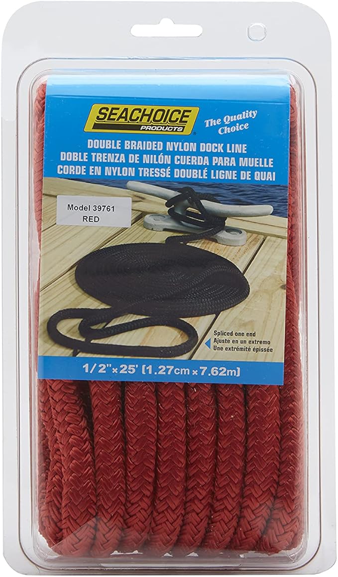 Seachoice Double-Braid Nylon Dock Line