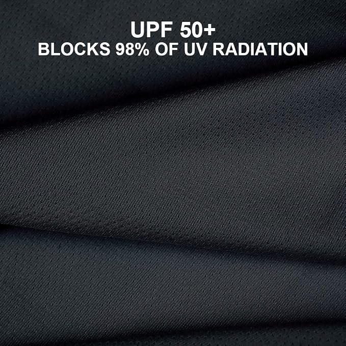Unisex UV Protective Fingerless Gloves UPF 50+ Summer Sun Glove for Outdoor Fishing Cycling Hiking Driving Kayaking