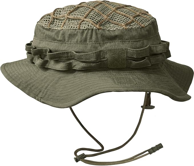 CQR Men's Tactical Boonie Hat, Breathable Packable Sun Hat for Hunting, Hiking, Fishing, Shooting, and Outdoor Activities