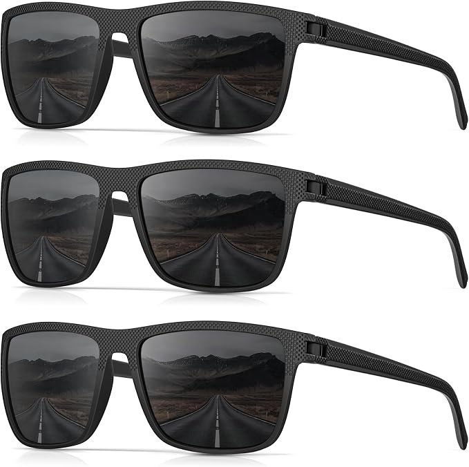 Sunglasses-Men Polarized Mens Sunglasses: Classic Women Sun Glasses UV Protection for Fishing Driving Golf