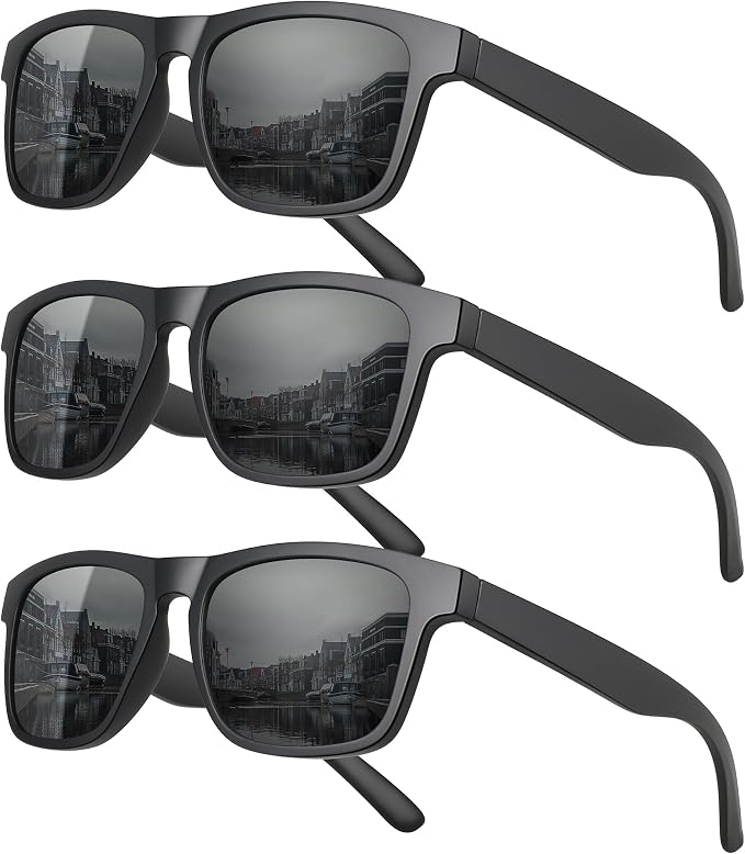 MEETSUN Polarized Sunglasses For Men Women UV Protection Square Frame Sport Fishing Driving Sunglasses