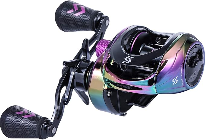 Sougayilang Baitcasting Reels - Colorful Fishing Reel, 8.0:1/7.3:1 Gear Ratios, 9+1 BB, Magnetic Braking System