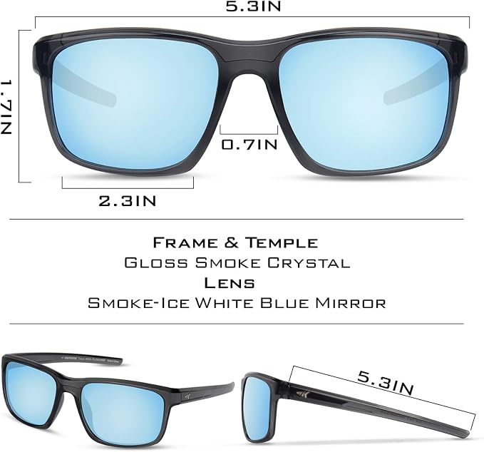 KastKing Toccoa Polarized Sport Sunglasses for Men and Women,Ideal for Driving Fishing Cycling and Running,UV Protection