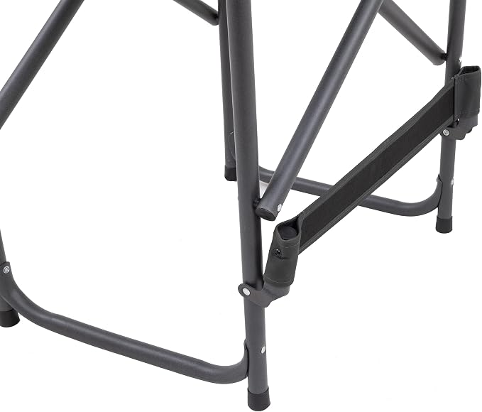 Browning Directors Chair - Outdoor Folding Chairs Made with Durable Fabric and Sturdy Aluminum/Steel Frame, with Extra Tall Seat and Flip-Down Footrest