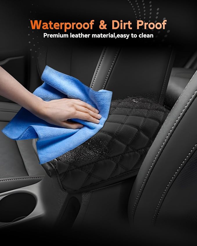 CDEFG for Kia Seltos 2021-2025 2026 Center Console Cover Armrest Box Cover for Seltos (LX, S, EX, X-Line, SX) Accessories Console Arm Rest Protector