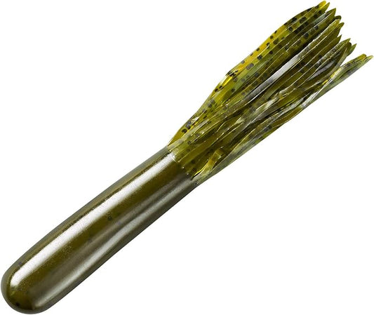 YUM Tube Soft Plastic Bass Fishing Lure - Designed Specifically for Bass, 4 Inch Length, 6 per Pack