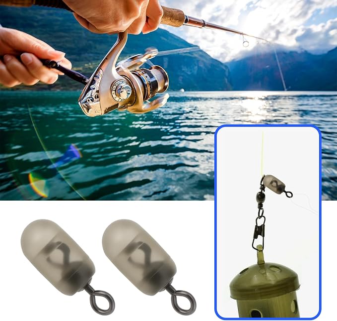 20Pcs Swivel Stop Anti Entanglement Beads Suitable for Fishing line