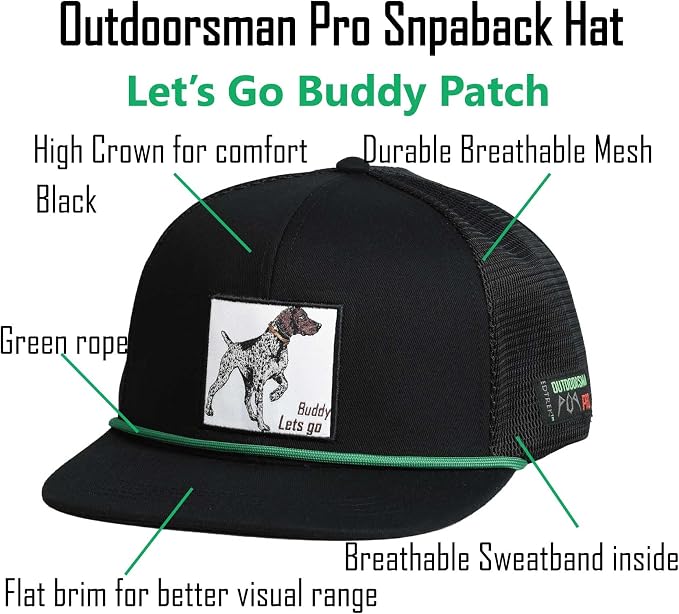 EDTREK Elite Youth Country Hat for Big Kids - Boys Snapback Hat with Flat Brim