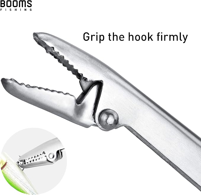 Booms Fishing R1 Stainless Steel Fish Hook Remover Extractor, 11-1/2 inches