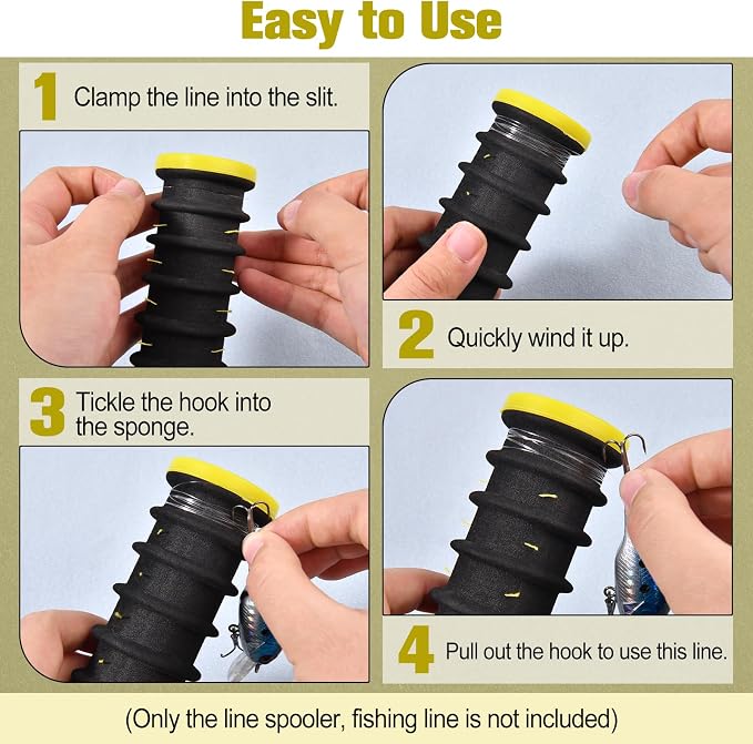 3 Pcs Fishing Line Storage Organizer, Leader Holder with 12 Slots to Keep Your Line Tangle Free for Storing Lines Winding Board Rigs Holder Leader Tray Hook Keeper, with Portable Storage Box