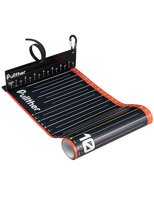 53in Fish Ruler,Fish Measuring Tape,Fishing Ruler with Bump Board,Waterproof Fishing Measurement Tool