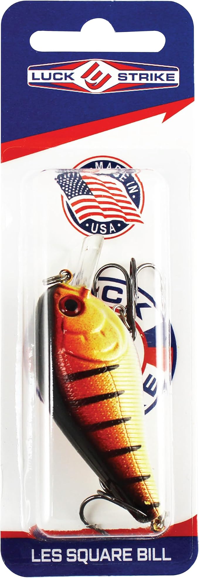 Luck E Strike 2 Inch Square Bill Crankbait, Made in The USA
