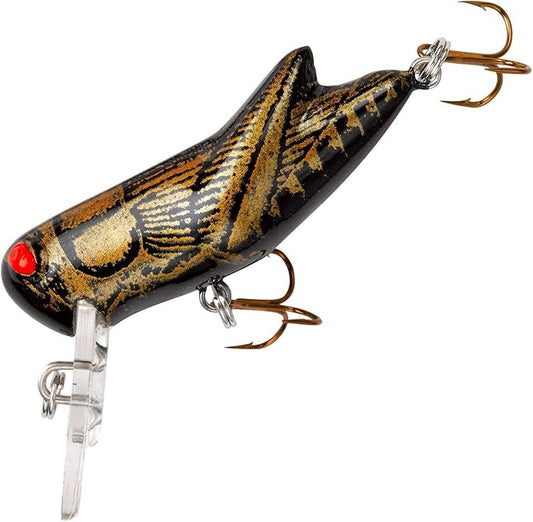 Rebel Lures Crickhopper Cricket/Grasshopper Crankbait Fishing Lure, 1 1/2 Inch, 1/4 Ounce