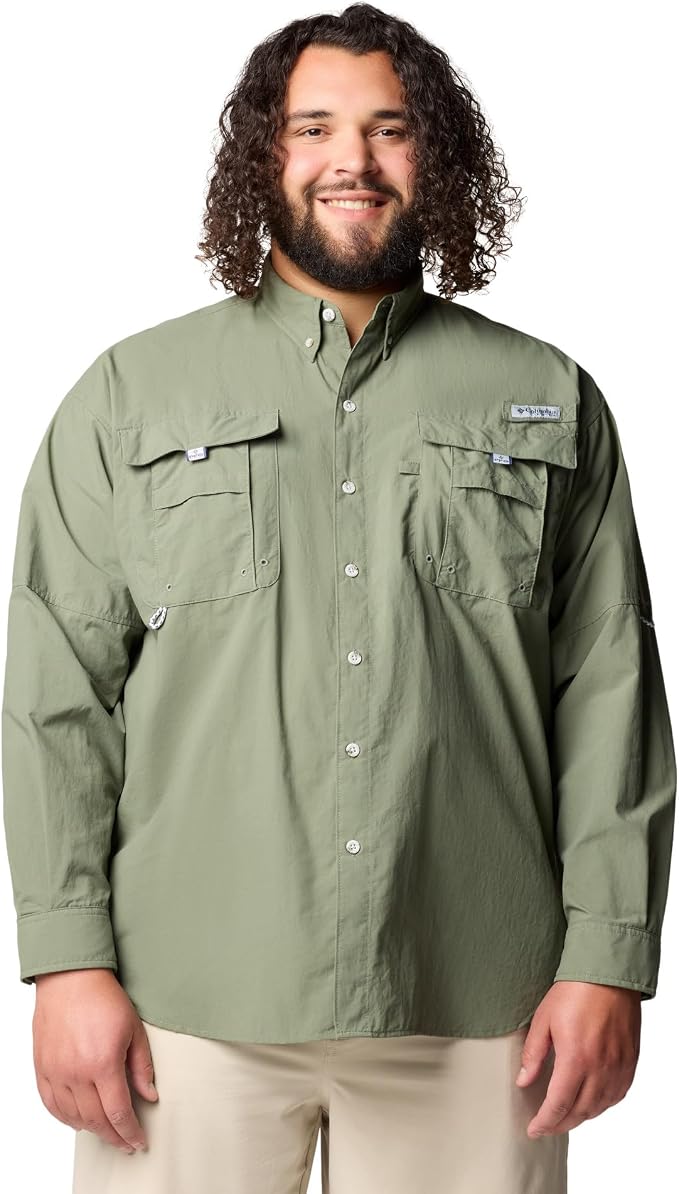 Columbia Men's PFG Bahama II Long Sleeve Fishing Shirt