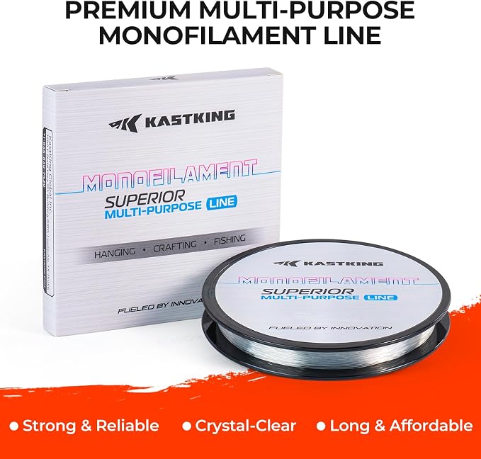 KastKing World's Premium Monofilament Fishing Line - Paralleled Roll Track - Strong and Abrasion Resistant Mono Line - Superior Nylon Material Fishing Line - 2015 ICAST Award Winning Manufacturer