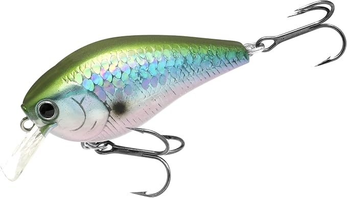 LUCKY CRAFT LC 1.5 Silent Squarebill Crankbait Fishing Lure, 2-3/8", Bass Fishing Lures for Freshwater, Hard Crankbait with Treble Fishing Hooks, Fishing Accessories