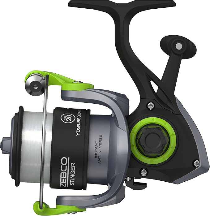 Zebco Stinger Spinning Fishing Reel, 1+1 Bearings Fishing Reel