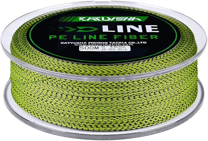Braided Fishing Line, Abrasion Resistant Zero Stretch Braided Lines 4/8 Strands Super Strong Superline 6Lb -100Lb Test 109/328/547/1094/2187 Yards