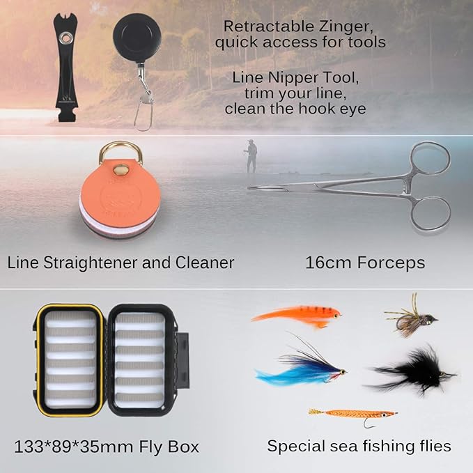 M MAXIMUMCATCH Maxcatch Predator Big Game and Saltwater Fly Fishing Rod: 7'11''/9'/9'2''/10', 4-Piece, 8/9/10/11/12 Weight