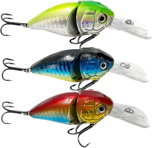 Keenjorika Fishing Lures Multi Jointed Fish Fishing Kits, Slow-Sinking Lifelike Segmented Swimbait Crankbaits, Realistic Swimming Action for Bass, Trout, Pike & Walleye, Freshwater and Saltwater