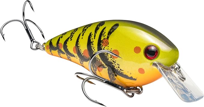 Strike King KVD 1.5 Hard Knock Fishing Lure, 3/8 oz, 3D Lifelike Eyes