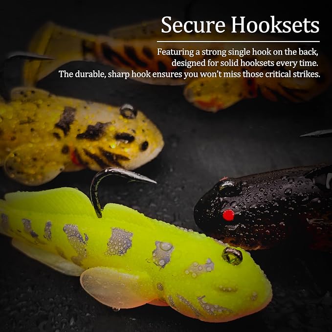 Soft Fishing Lures Shad Minnow Swimbaits, Pre-Rigged Jig Heads Paddle Tail Swim Baits for Bass, Trout, Walleye, Crappie, Sinking Jigs Bait for Saltwater Freshwater, Fishing Gifts for Men