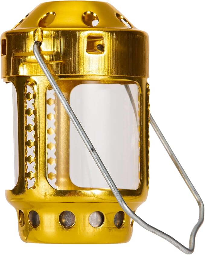 Candle Lantern Hanging Tea Light Lamp for Night Fishing, Lightweight Aluminium Alloy Lantern for Outdoor Camping, Emergency Candle Holder