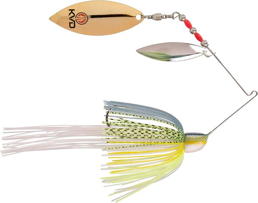 Strike King KVD Finesse Spinnerbait Fishing Lure, Perfect Skirt