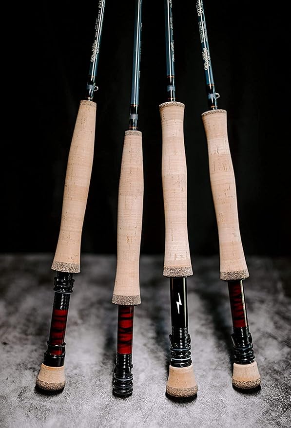 Moonshine Rod Company Fast Action Fly Fishing Rod – Carbon Fiber Graphite Rod with Zippered Travel Case – Drifter II, Vesper, Epiphany ESN, Outcast, Phantom & Rambler Series - 2WT up to 12WT Rods