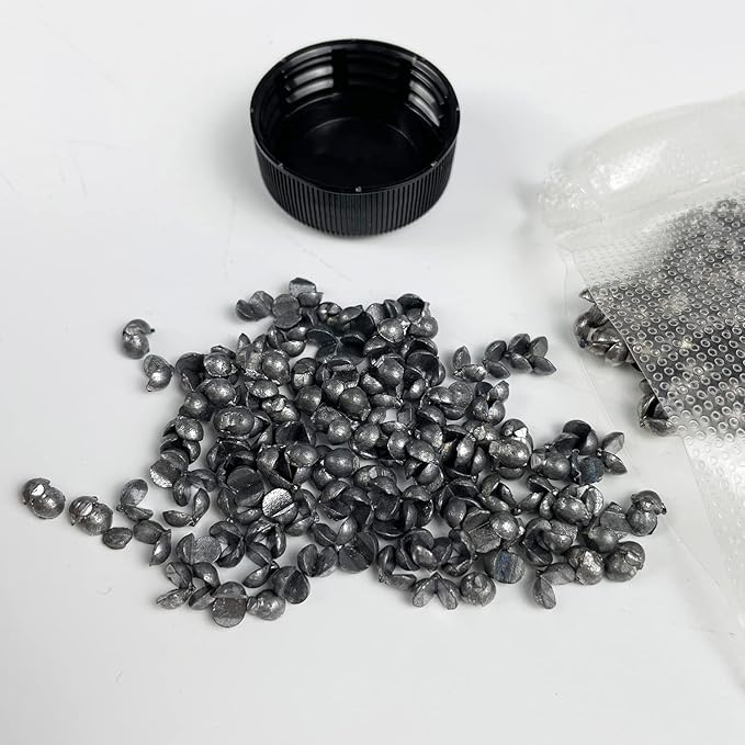 Removable Split-Shot,500Pcs Lead Sinking Split Shots Fishing Sinkers,Fishing Weights Sinkers